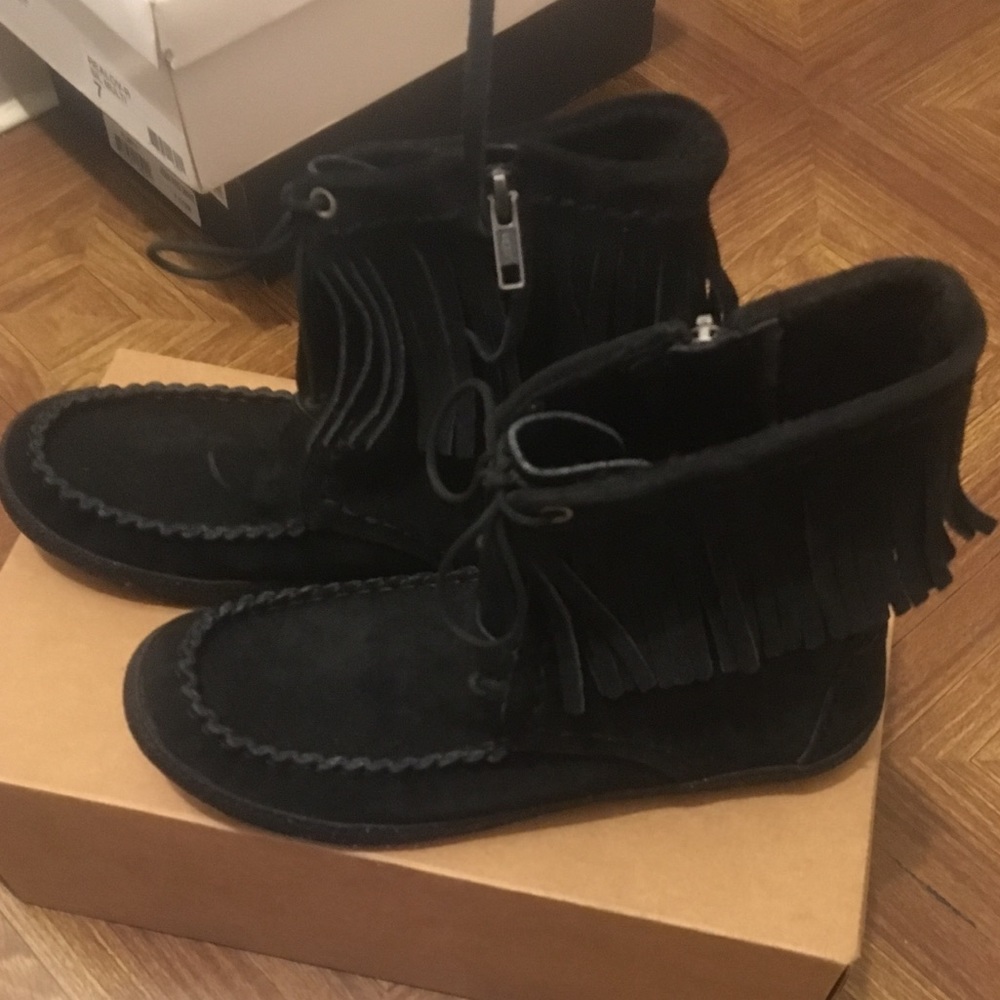 UGG Ankle Moccasins  super cute! New!